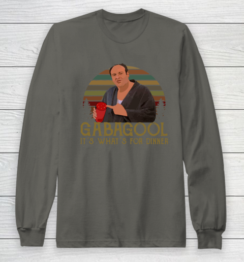 Gabagool  It's What's for Dinner Long Sleeve T-Shirt 5