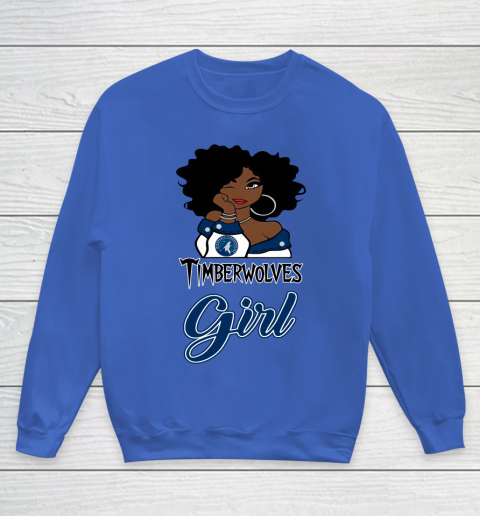 Minnesota Timberwolves Girl NBA Youth Sweatshirt 8
