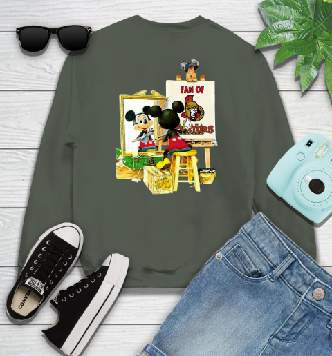NHL Hockey Ottawa Senators Mickey Drawing Shirt 112