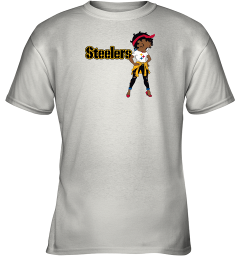 Betty Boop Pittsburgh Steelers Youth T-Shirt