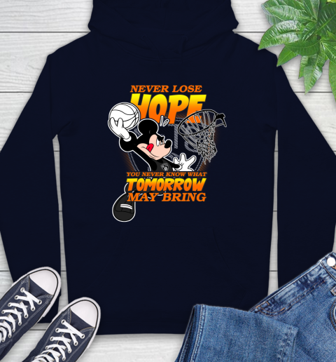 Brooklyn Nets NBA Basketball Mickey Disney Never Lose Hope Hoodie 3