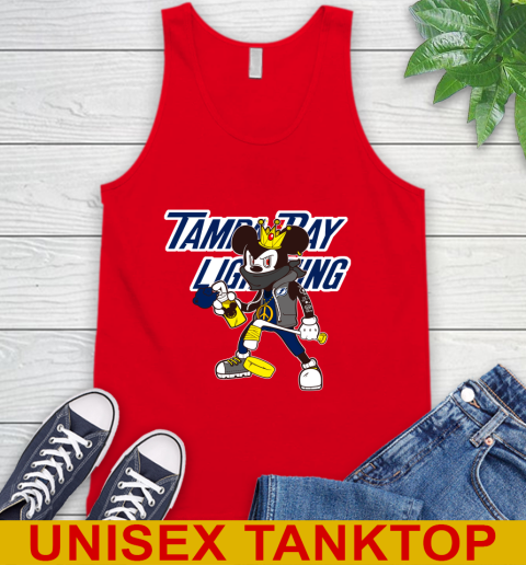 Tampa Bay Lightning NHL Hockey Mickey Peace Sign Sports Tank Top 6