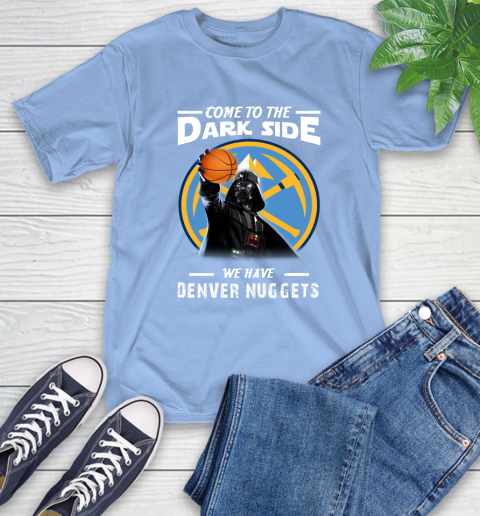 NBA Come To The Dark Side We Have Denver Nuggets Star Wars Darth Vader Basketball T-Shirt 12