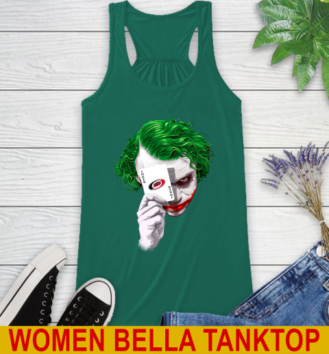 Carolina Hurricanes NHL Hockey Joker Card Shirt Racerback Tank 5