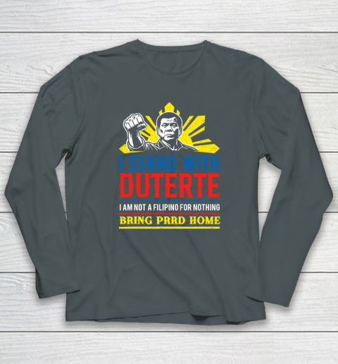Support Duterte – Stand with Duterte Against ICC Charges Long Sleeve T-Shirt 3