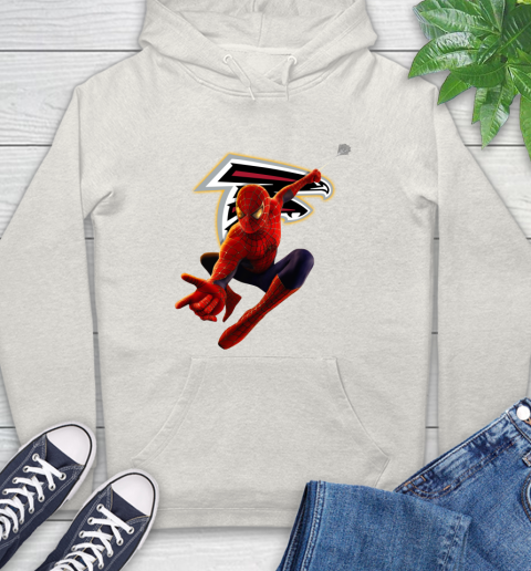NFL Spider Man Avengers Endgame Football Atlanta Falcons Hoodie 12
