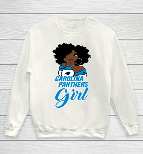 Carolina Panthers Girl NFL Youth Sweatshirt 2