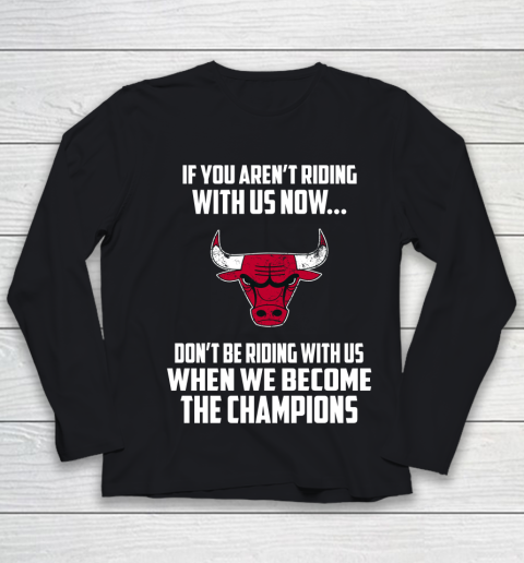 NBA Chicago Bulls Basketball We Become The Champions Youth Long Sleeve