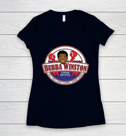 Jameis Winston Crab Legs Shirt Women s V Neck T Shirt Tee For Sports