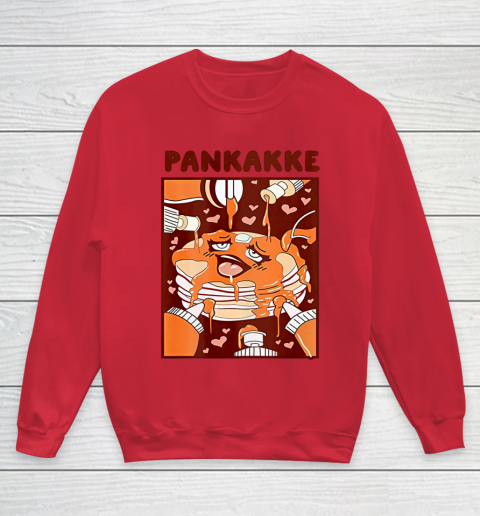 Pankakke Food Funny Cake Cupkakke Youth Sweatshirt 4