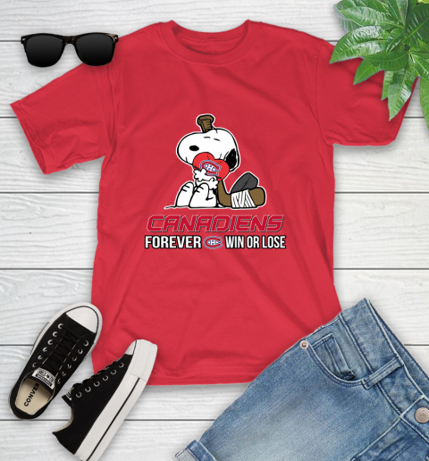 NHL The Peanuts Movie Snoopy Forever Win Or Lose Hockey Montreal Canadiens 112