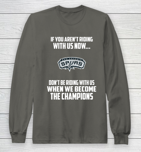 NBA San Antonio Spurs Basketball We Become The Champions Long Sleeve T-Shirt 5