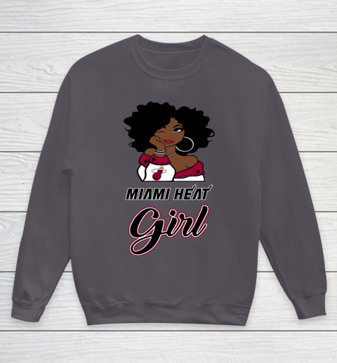 Miami Heat Girl NBA Youth Sweatshirt 6