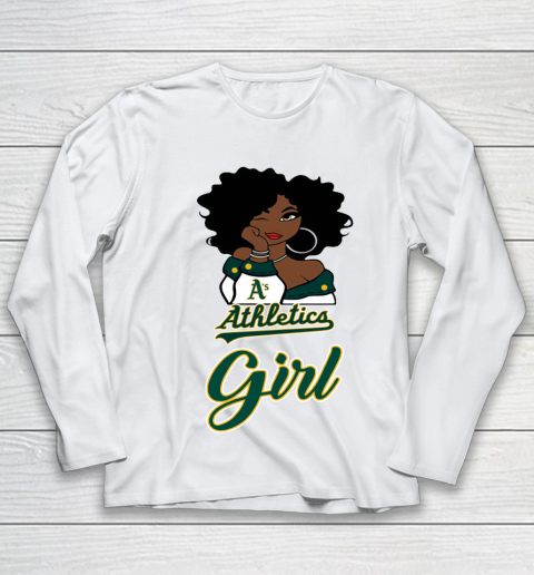 Oakland Athleticss Girl MLB Youth Long Sleeve 2