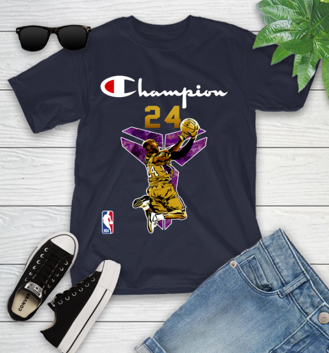 Kobe Bryant Champion Black Mamba 24 Shirt 95