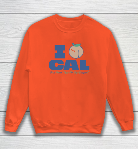 Bryan Woo I Peach Cal Be A Peach Vote For Big Dumper Sweatshirt 2