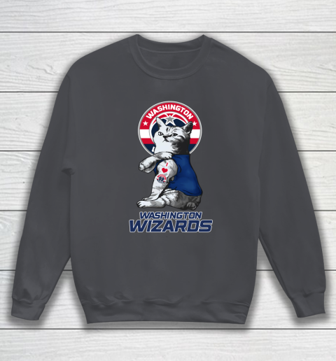 NBA Basketball My Cat Loves Washington Wizards Sweatshirt 4