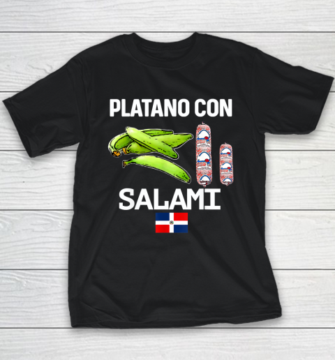 Dominicana Flag RD Dominican Republic Food Mangu Plantain T Shirt Youth T-Shirt
