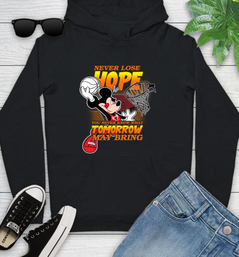 Chicago Bulls NBA Basketball Mickey Disney Never Lose Hope Youth Hoodie