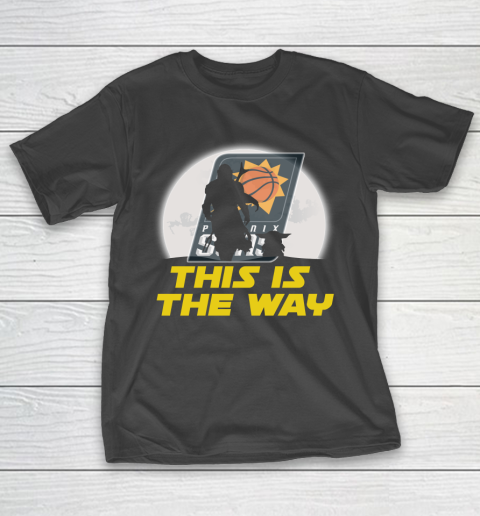 Phoenix Suns NBA Basketball Star Wars Yoda And Mandalorian This Is The Way T-Shirt
