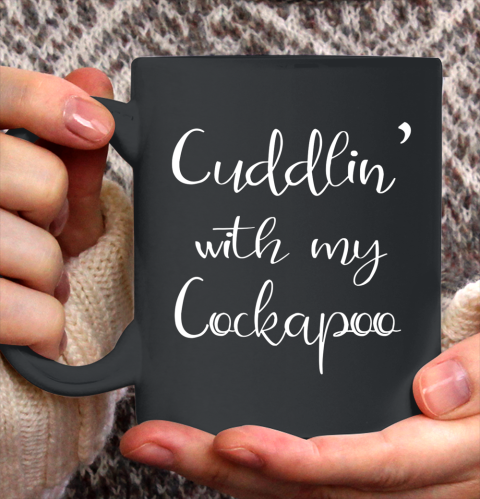 Dog Mom Shirt Cockapoo Mom Shirt Matching Pajamas Ceramic Mug 11oz 2