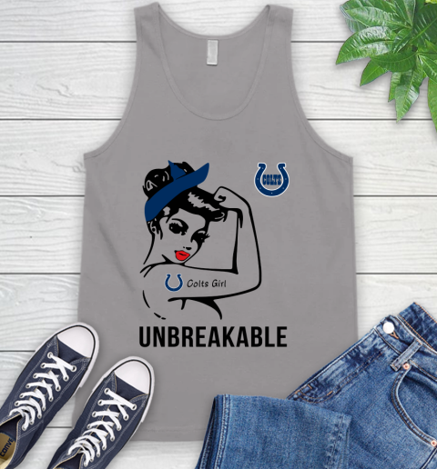 NFL Indianapolis Colts Girl Unbreakable Football Sports Tank Top 2