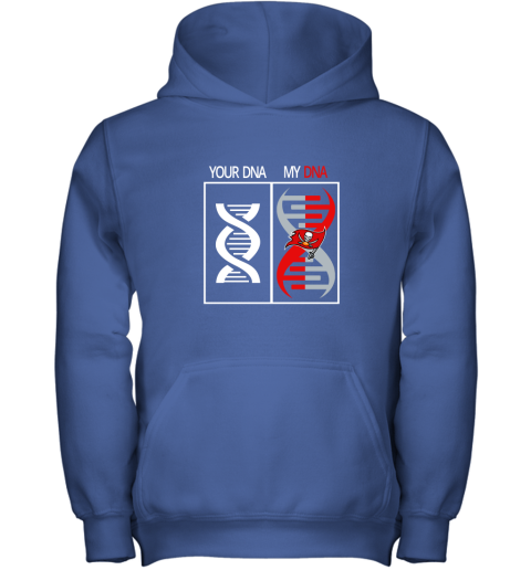 jipz my dna is the tampa bay buccaneers football nfl youth hoodie 43 front royal