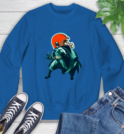 NFL Batman Football Sports Cleveland Browns Sweatshirt 8