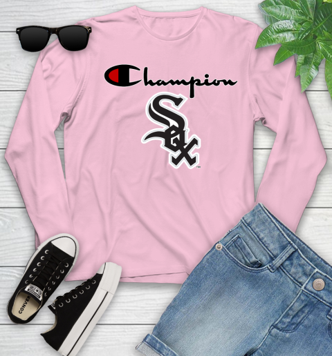 MLB Baseball Chicago White Sox Champion Shirt Youth Long Sleeve 8