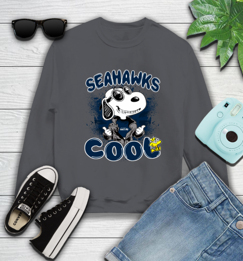 NFL Football Seattle Seahawks Cool Snoopy Shirt Sweatshirt 6