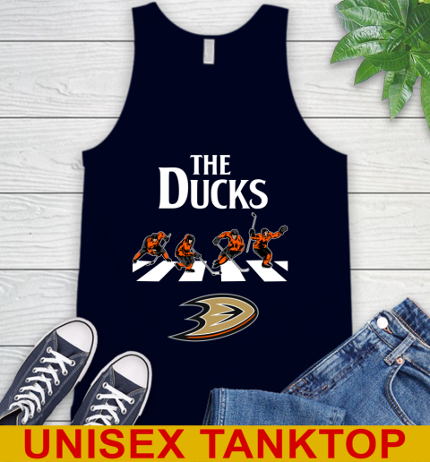 NHL Hockey Anaheim Ducks The Beatles Rock Band Shirt Tank Top 2