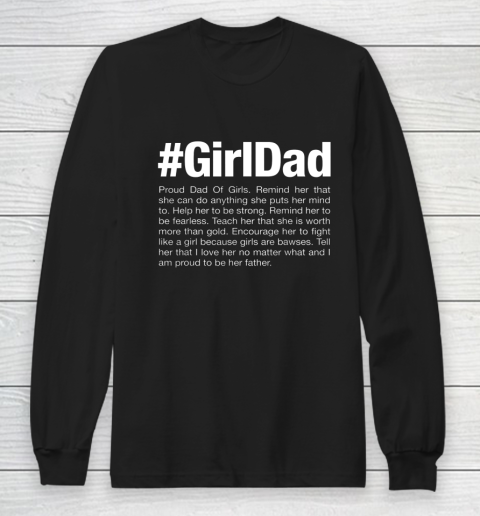 Girl Dad Mean Long Sleeve T-Shirt