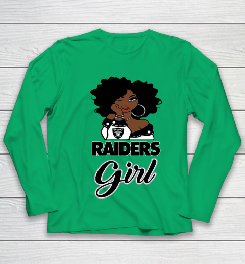 Oakland Raiders Girl NFL Youth Long Sleeve 6