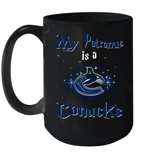 NHL Hockey Harry Potter My Patronus Is A Vancouver Canucks Ceramic Mug 15oz