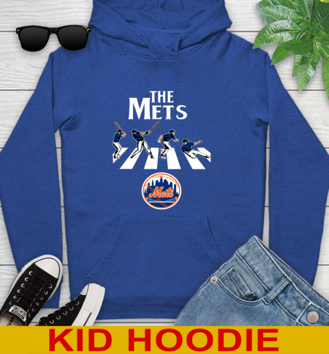MLB Baseball New York Mets The Beatles Rock Band Shirt Youth Hoodie 10