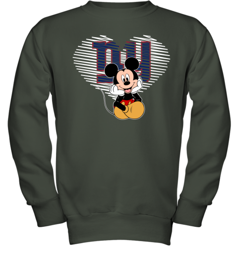 NFL New York Giants The Heart Mickey Mouse Disney Football T Shirt Ek7SWPjzt6Q youth sweatshirt 47 95 151514 front forest