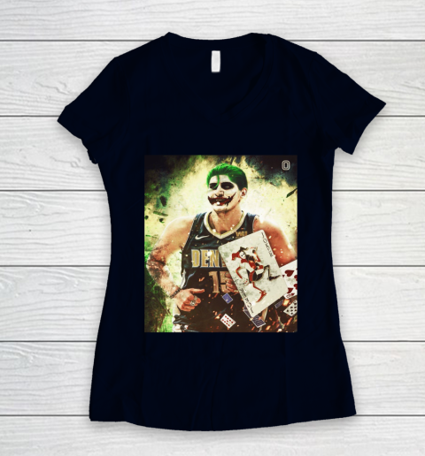 Nikola Jokic MVP Denver Joker Women's V-Neck T-Shirt 2
