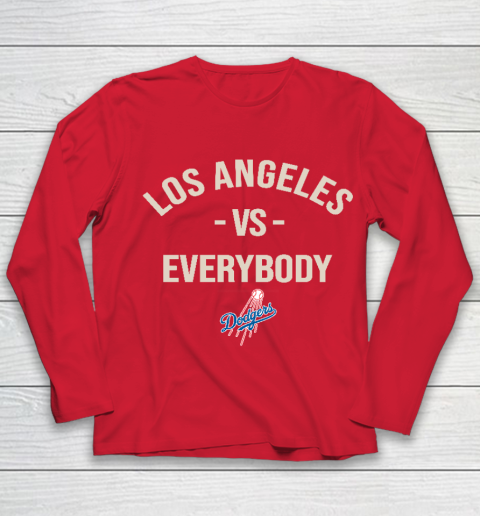 Los Angeles Dodgers Vs Everybody Youth Long Sleeve 8