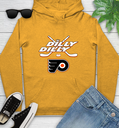 NHL Philadelphia Flyers Dilly Dilly Hockey Sports Youth Hoodie 3