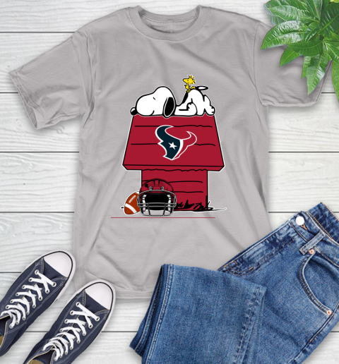Houston Texans NFL Football Snoopy Woodstock The Peanuts Movie T-Shirt 12