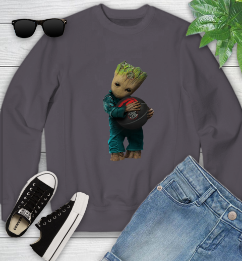 NBA Groot Guardians Of The Galaxy Basketball Sports Toronto Raptors Youth Sweatshirt 6