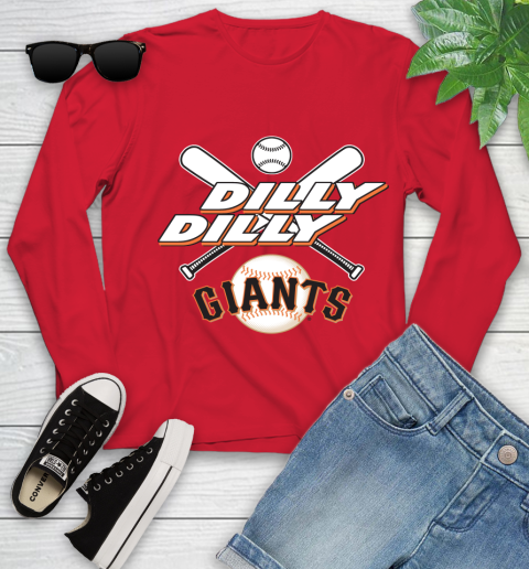 MLB San Francisco Giants Dilly Dilly Baseball Sports Youth Long Sleeve 11