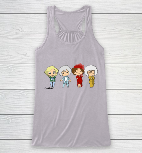 The Golden Girls  Chibis Racerback Tank 3