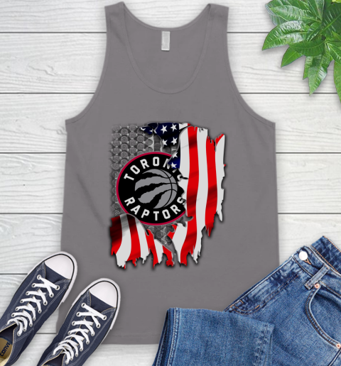 Toronto Raptors NBA Basketball American Flag Tank Top 6
