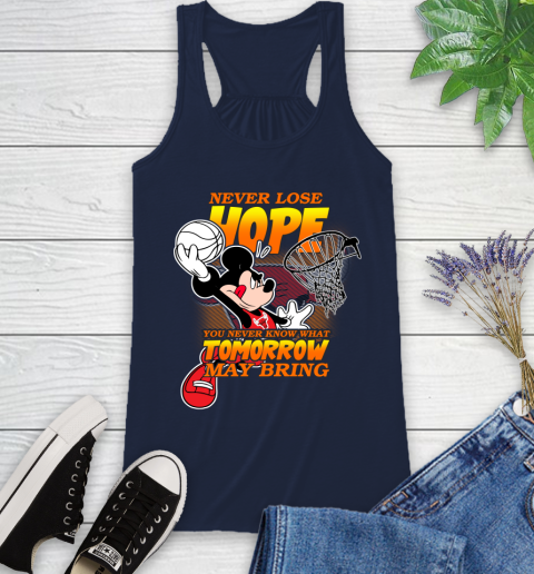 Chicago Bulls NBA Basketball Mickey Disney Never Lose Hope Racerback Tank 10