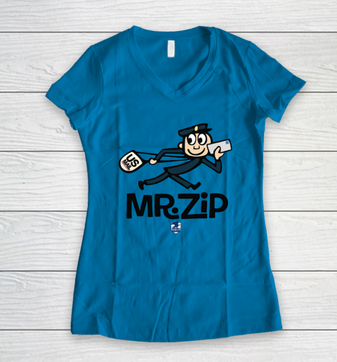 USPS MR. ZIP Women's V-Neck T-Shirt 4