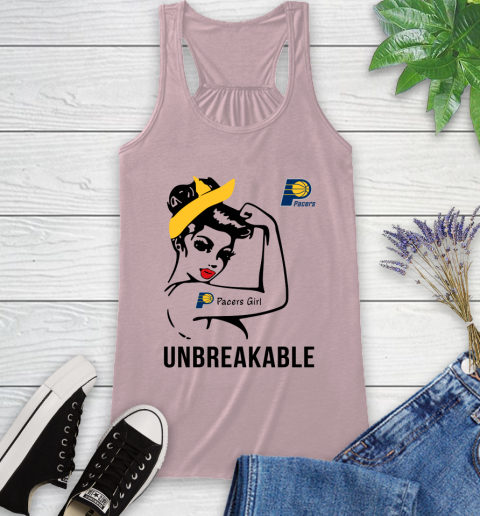 NBA Indiana Pacers Girl Unbreakable Basketball Sports Racerback Tank 5