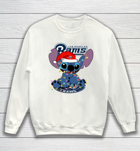 Los Angeles Rams NFL Football noel stitch Christmas Sweatshirt