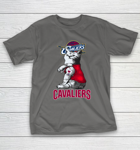NBA Basketball My Cat Loves Cleveland Cavaliers T-Shirt 8