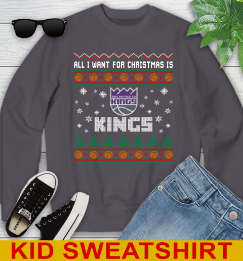 NBA Basketball All I Want For Christmas Is Sacramento Kings 113